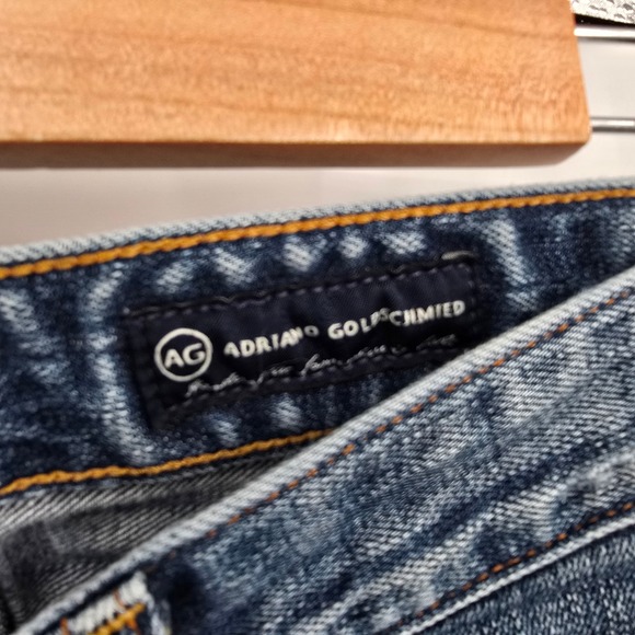 AG Adriano Goldschmied The Tomboy Boyfriend Fit Distressed Jeans Medium Wash - Picture 5 of 13